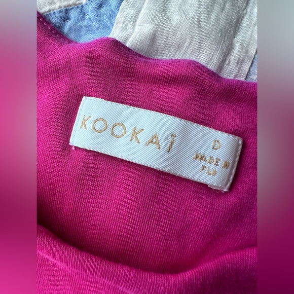 KOOKAI Womens Hot Pink Party Preppy Summer Vacation Sleeveless Crop Top 0 - Picture 3 of 6